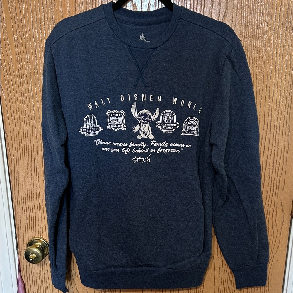 Disney Women’s Dark Blue Crewneck Sweater